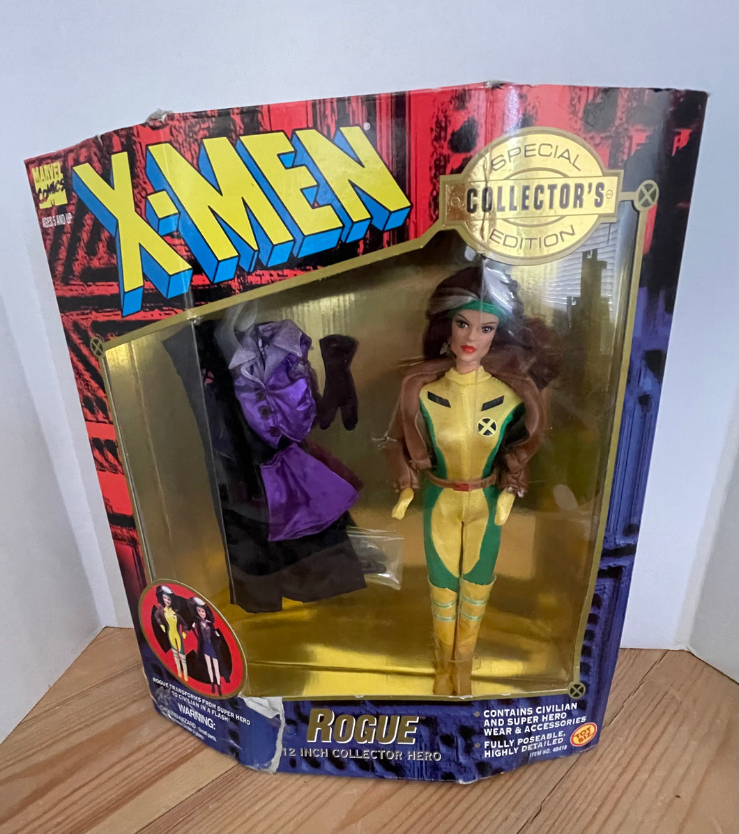 Vintage 1996 Toybiz 12” XMen Rogue Collectors Edition Figure New in Box