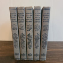 Load image into Gallery viewer, 1914 Antique Whalsey's "Seeing Europe With Famous Authors" Book Set