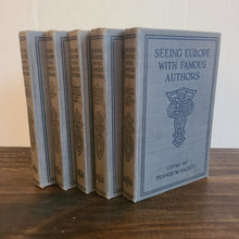 Load image into Gallery viewer, 1914 Antique Whalsey's "Seeing Europe With Famous Authors" Book Set