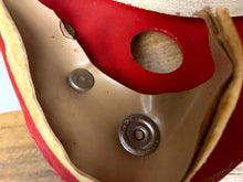 Load image into Gallery viewer, Vintage 1960s Red Football Helmet