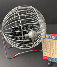 Load image into Gallery viewer, Antique Pressman Bingo Game with Tumbler