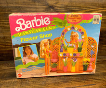 Load image into Gallery viewer, 1990s Barbie Hawaiian Flower Shop COMPLETE with accessories