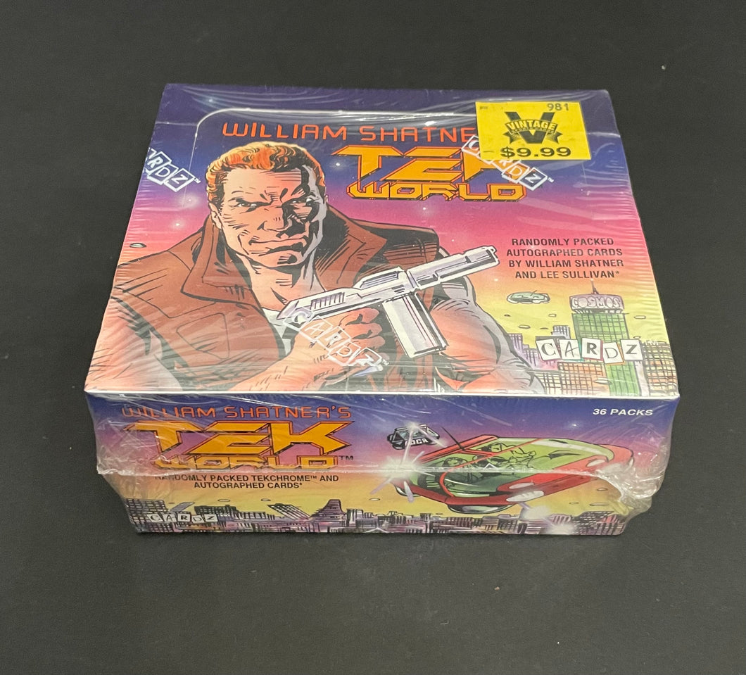 Willian Shatner’s Tek World Card Set UNOPENED Box