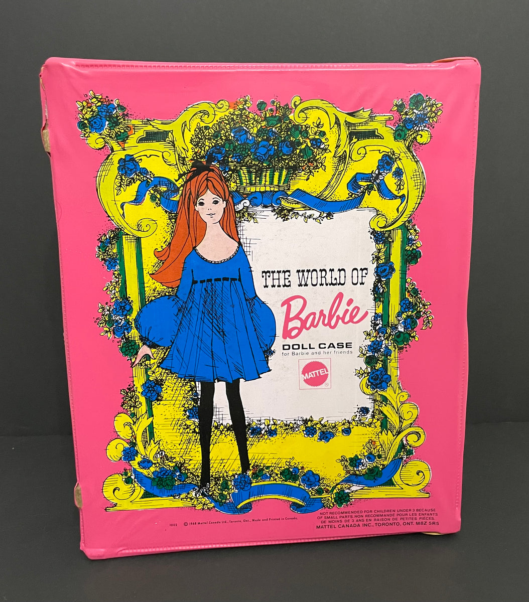 the world of barbie doll case 1968