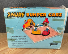 Load image into Gallery viewer, Vintage 1982 Smurfs Bumper Cars Never Used