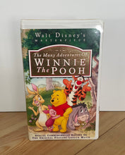 Load image into Gallery viewer, Vintage Walt Disney Masterpiece 1996 “Many Adventures of Winnie The Pooh” #7074 VHS
