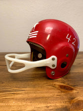 Load image into Gallery viewer, Vintage 1960s Red Football Helmet