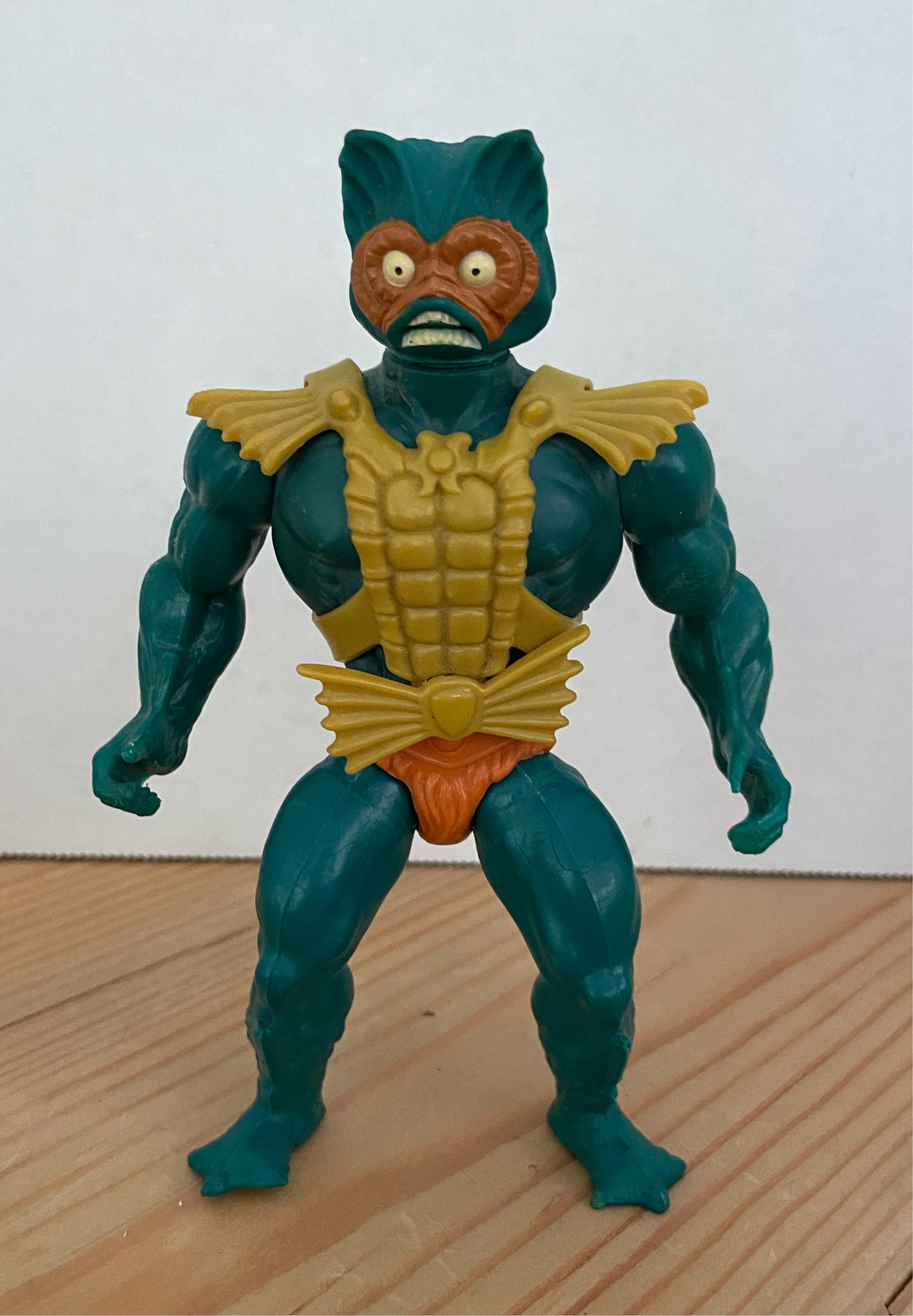 Vintage Mattel 1980s MOTU He-Man Merman with Armor Action Figure