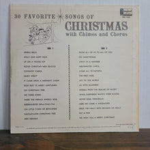 Load image into Gallery viewer, WALT DISNEY- 30 FAVORITE SONGS OF CHRISTMAS WITH CHIMES &amp; CHORUS - 1963 - RARE
