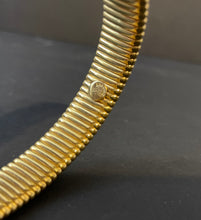 Load image into Gallery viewer, Vintage 1970s Monet Gold Tone Ribbed Bracelet
