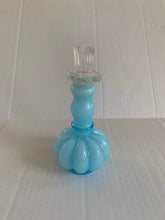 Load image into Gallery viewer, Vintage Fenton Blue Glass Perfume Bottle
