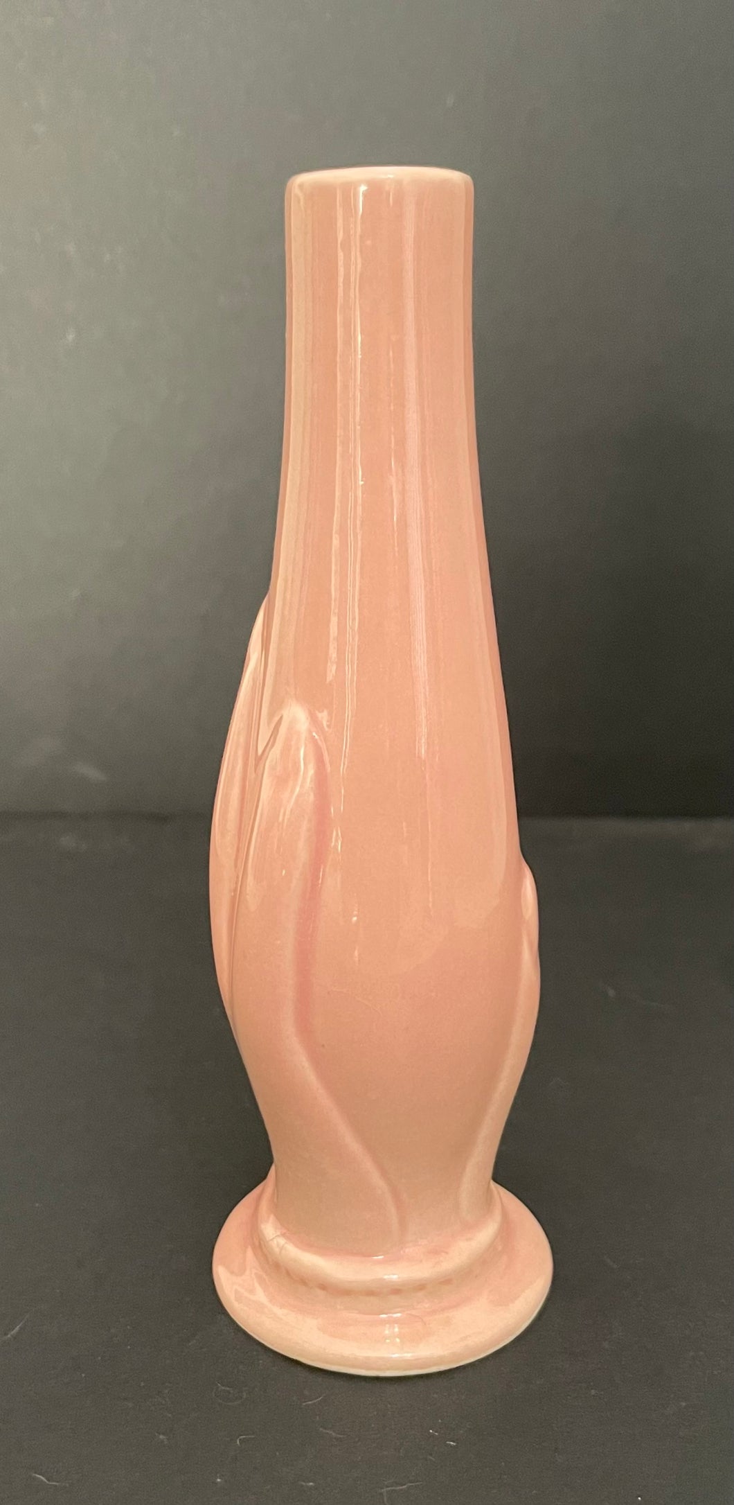 Vintage 1930s Pink Ceramic Hand BudVase