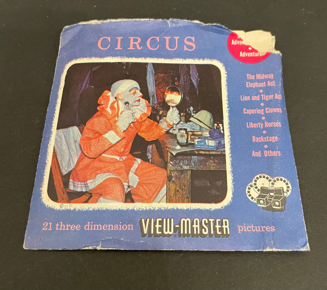 Vintage 1950s-1960s Circus View Master Slide