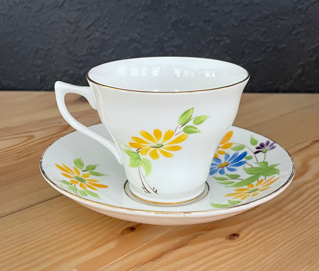 Vintage Rosina Art Deco Bone China Porcelain Tea Cup cer