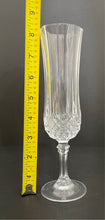 Load image into Gallery viewer, Vintage Clear Crystal Champagne Flutes Set
