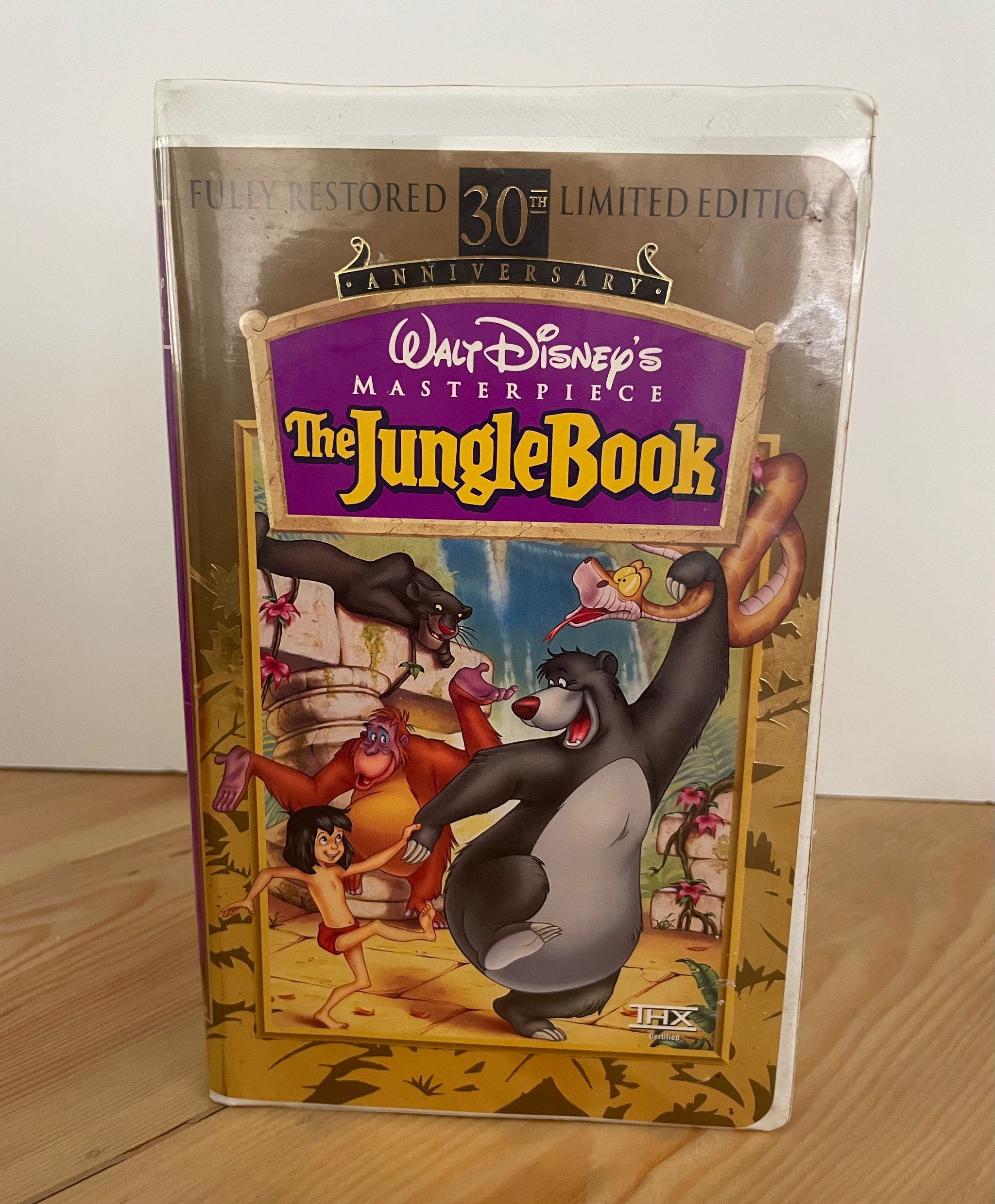 Deals The Jungle Book 30th Anniversary VHS With Commemorative Song Book