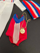 Load image into Gallery viewer, Vintage 1970s Barbie Olympic clothing set
