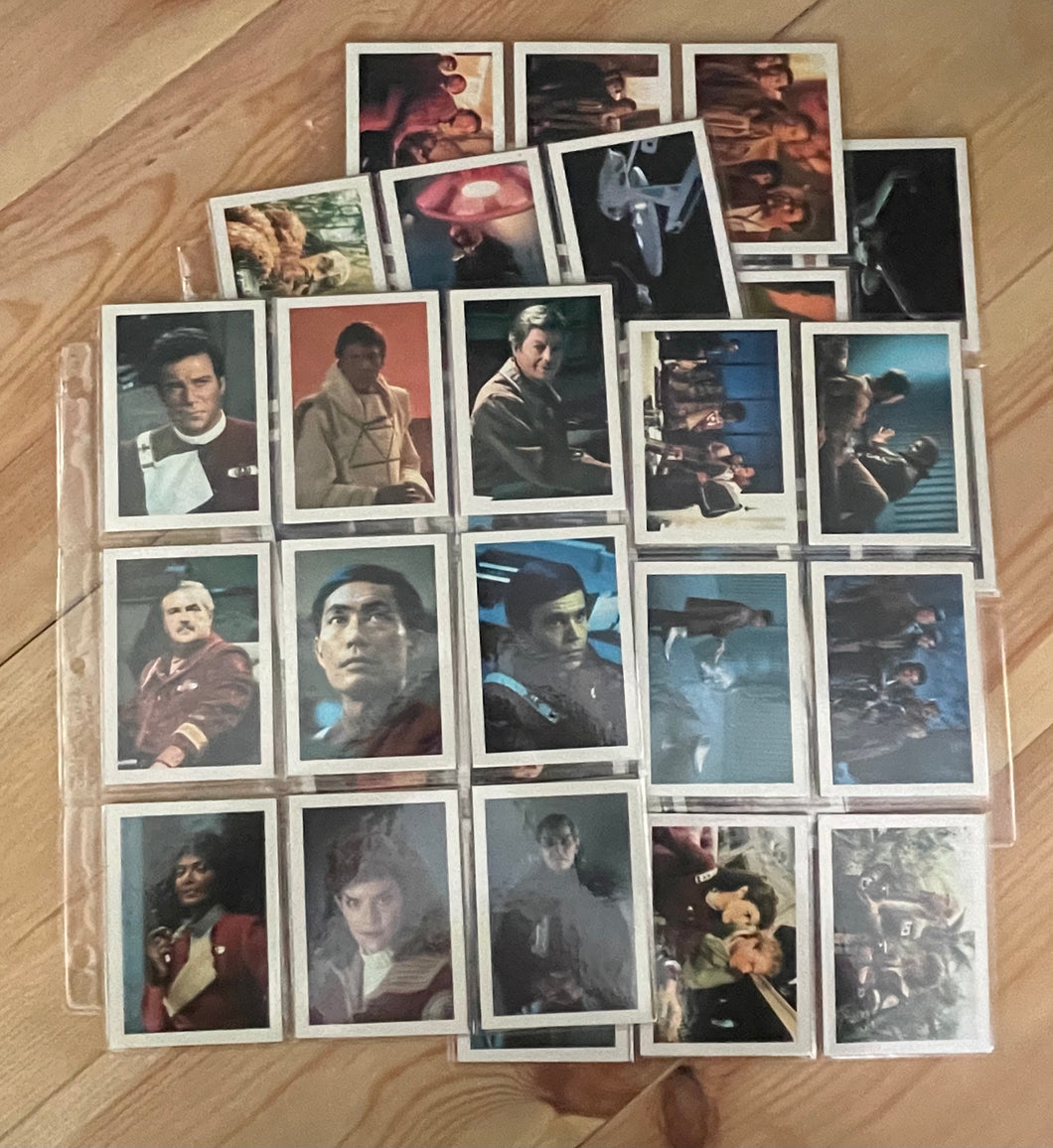 1987 Star Trek The Search For Spock Trading Card Complete Set With Starship Set