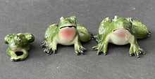 Load image into Gallery viewer, Vintage Porcelain Miniature Frog Figurines
