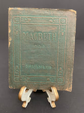 Load image into Gallery viewer, Antique Little Leather Library “Macbeth” by Shakespeare Book
