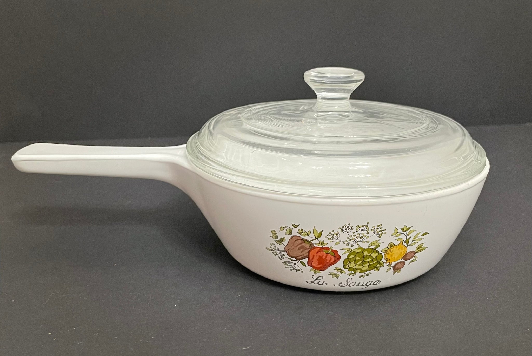 Corning Ware Range Toppers Spice of Life N-1 1/2-B Cookware with Handle &  Lid