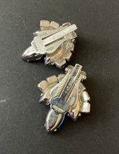 Load image into Gallery viewer, Vintage Sarah Coventry Blue Lagoon Rhinestone Brooch &amp; Earring Set
