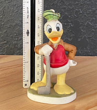 Load image into Gallery viewer, Vintage Walt Disney Productions Porcelain Golfing Donald Duck Figurine
