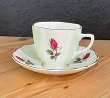 Load image into Gallery viewer, Vintage Crownford Rose Bone China Porcelain Tea Cup &amp; Saucer
