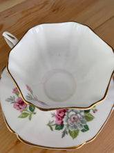 Load image into Gallery viewer, Vintage Victoria Rose Bone China Porcelain Tea Cup &amp; Saucer
