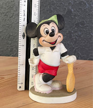 Load image into Gallery viewer, Vintage Walt Disney Productions Porcelain Tennis Player Mickey Mouse Figurine
