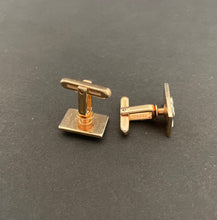 Load image into Gallery viewer, Vintage Onyx Swank Men’s Cuff Links

