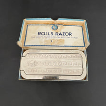 Load image into Gallery viewer, Vintage 1920s Rolls Safety Razor With Original Box and Papers
