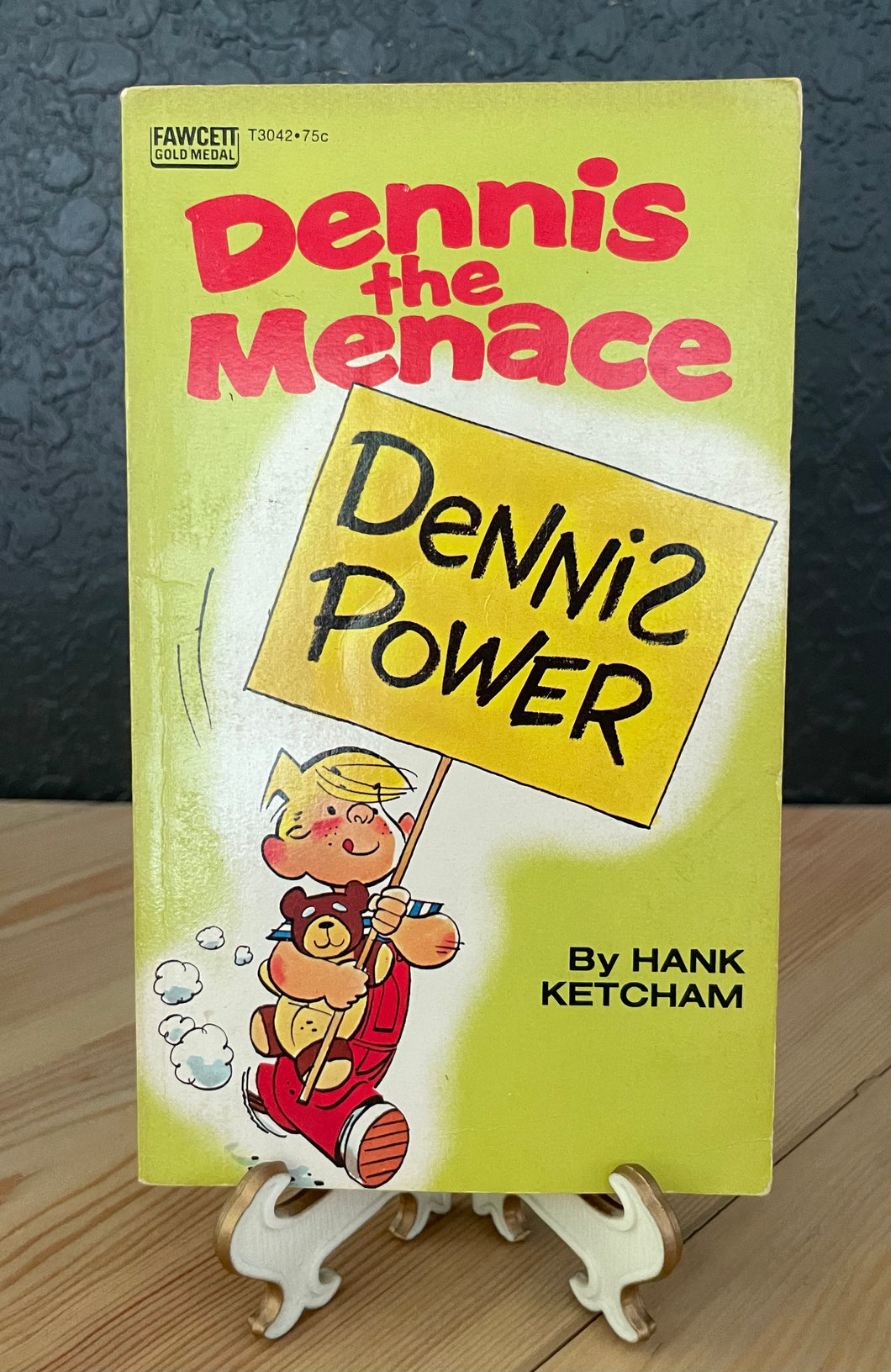 1972 “Dennis the Menace, Dennis Power” Vintage Paperback Book