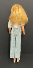 Load image into Gallery viewer, Vintage 1970s Skipper Doll with denim overalls
