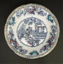 Load image into Gallery viewer, Antique Polychrome W Adams &amp; Co Chinese Ching Porcelain Plate
