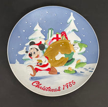 Load image into Gallery viewer, Vintage 1985 Disney’s Christmas Santa’s Helpers Limited Porcelain Plate
