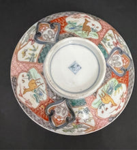 Load image into Gallery viewer, Antique Polychrome Japanese Porcelain Dinner Plate Set
