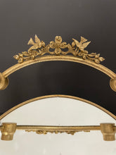 Load image into Gallery viewer, Vintage 1950s Deco Gold Filigree Lighted Vanity Double Sided Mirror

