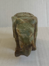 Load image into Gallery viewer, Vintage Hand Carved Soapstone Elephant
