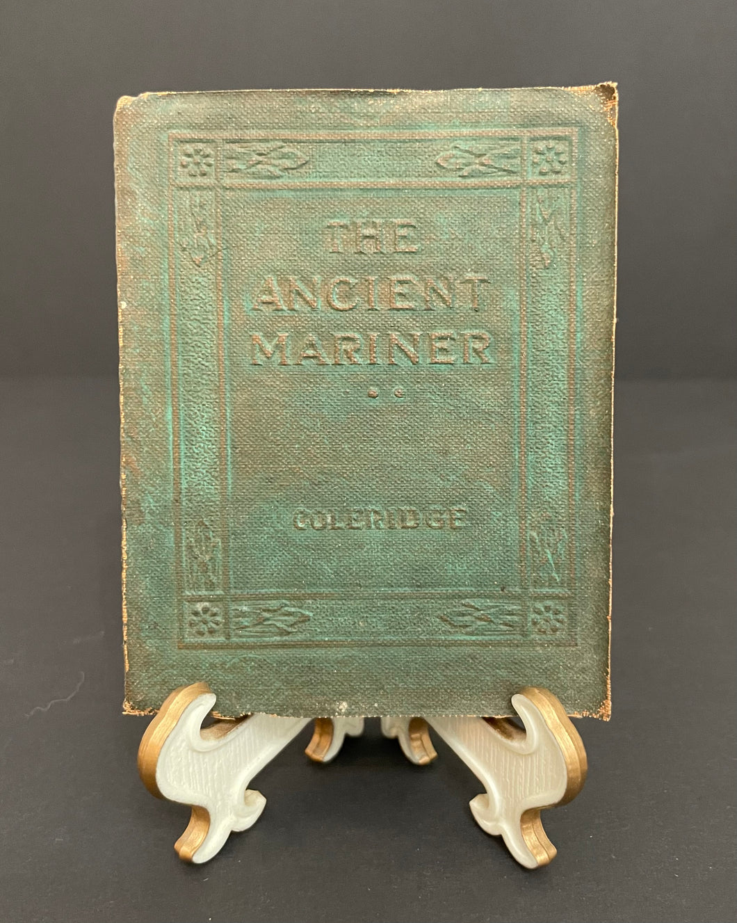 Antique Little Leather Library “The Ancient Mariner” by Coleridge Book