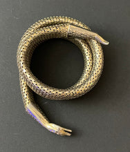 Load image into Gallery viewer, Vintage Whiting &amp; Davis Gold Tone Snake Coil Bracelet
