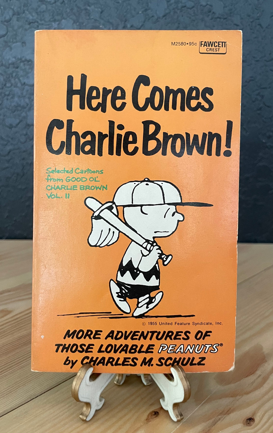 1957 “Here Comes Charlie Brown” Vintage Paperback Book