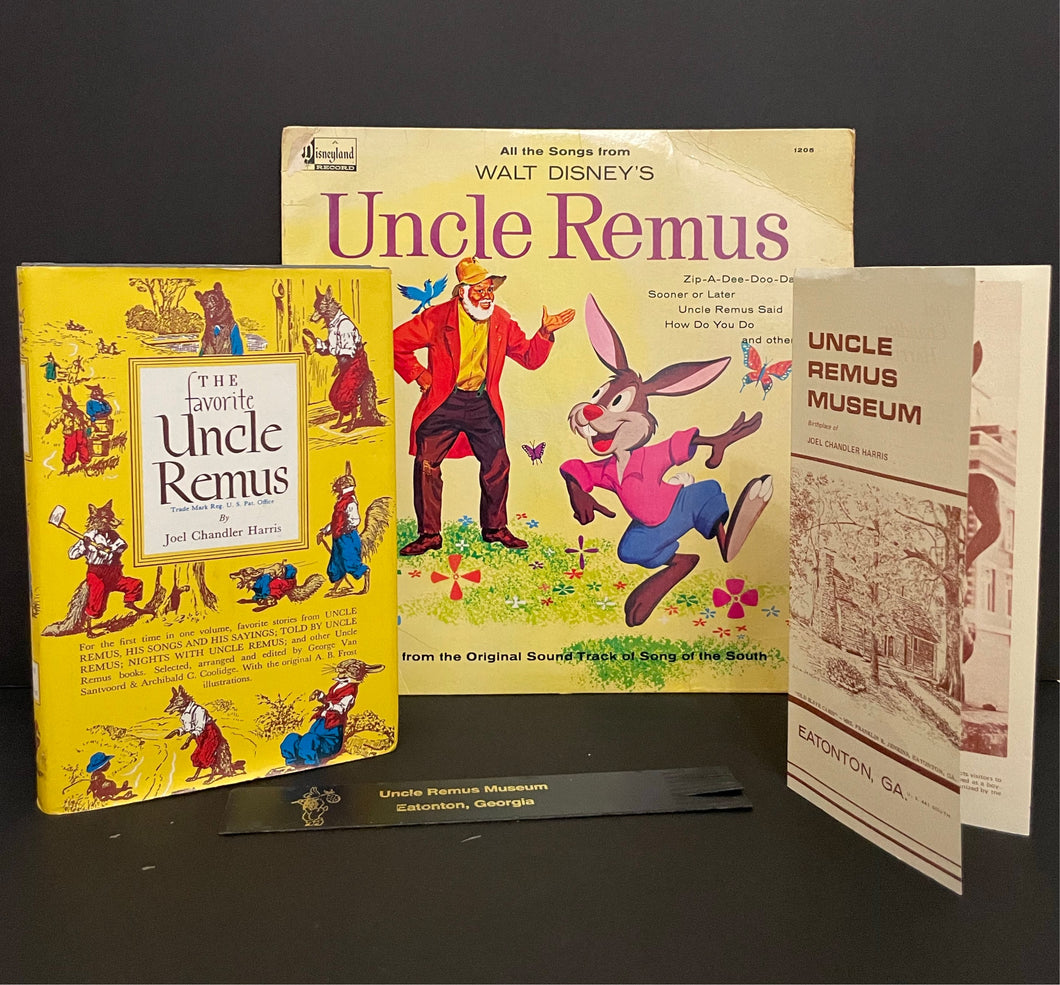 Vintage “Uncle Remus” Favorite Book and Disney Record Set