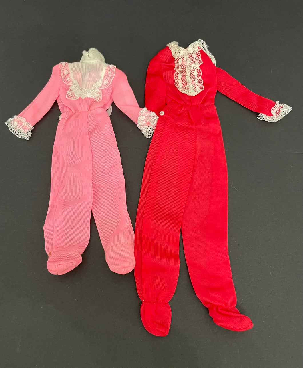 Vintage 1970s Barbie and Skipper Matching Pajamas set