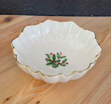 Load image into Gallery viewer, Lenox Porcelain Holiday Candy Dish
