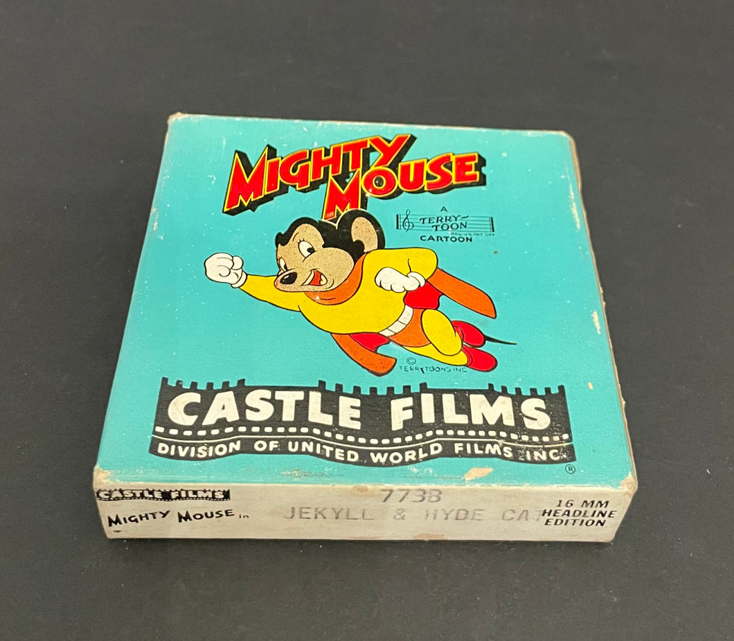 Vintage Mighty Mouse Dr Jekyll Hyde Cat  16MM Film