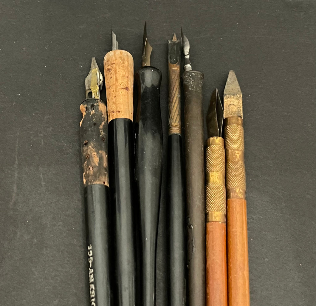Antique Assorted Quill Pen Lot