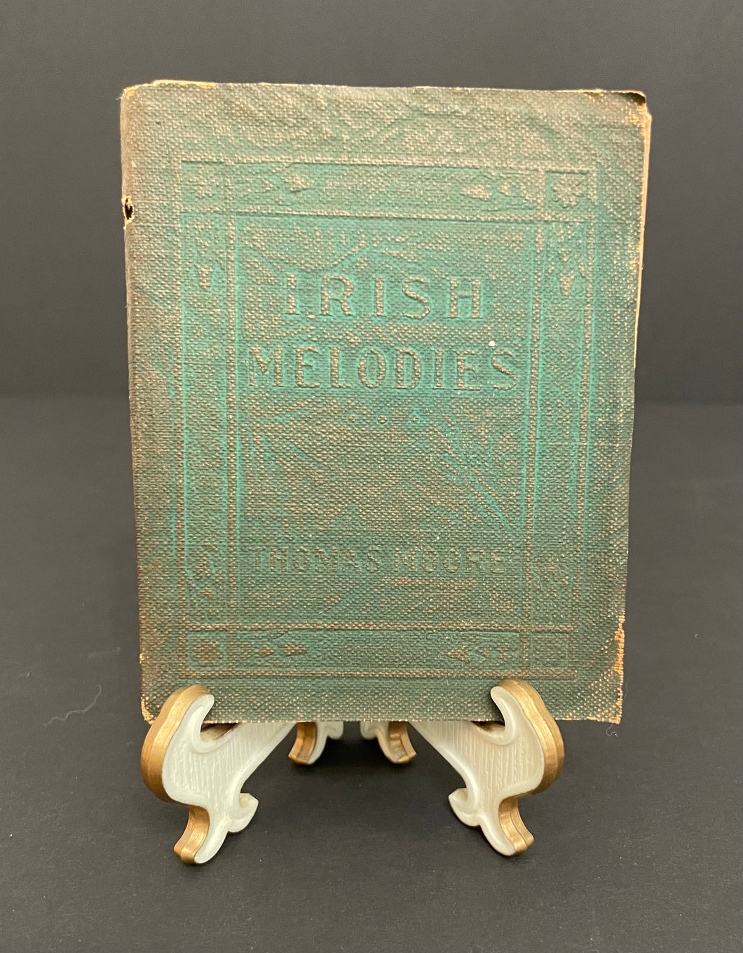 Antique Little Leather Library “Irish Melodies” by Sir Thomas Moore