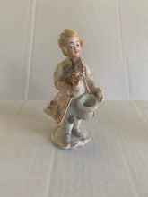 Load image into Gallery viewer, Vintage Porcelain Dresden Lace Victorian Couple Figurines
