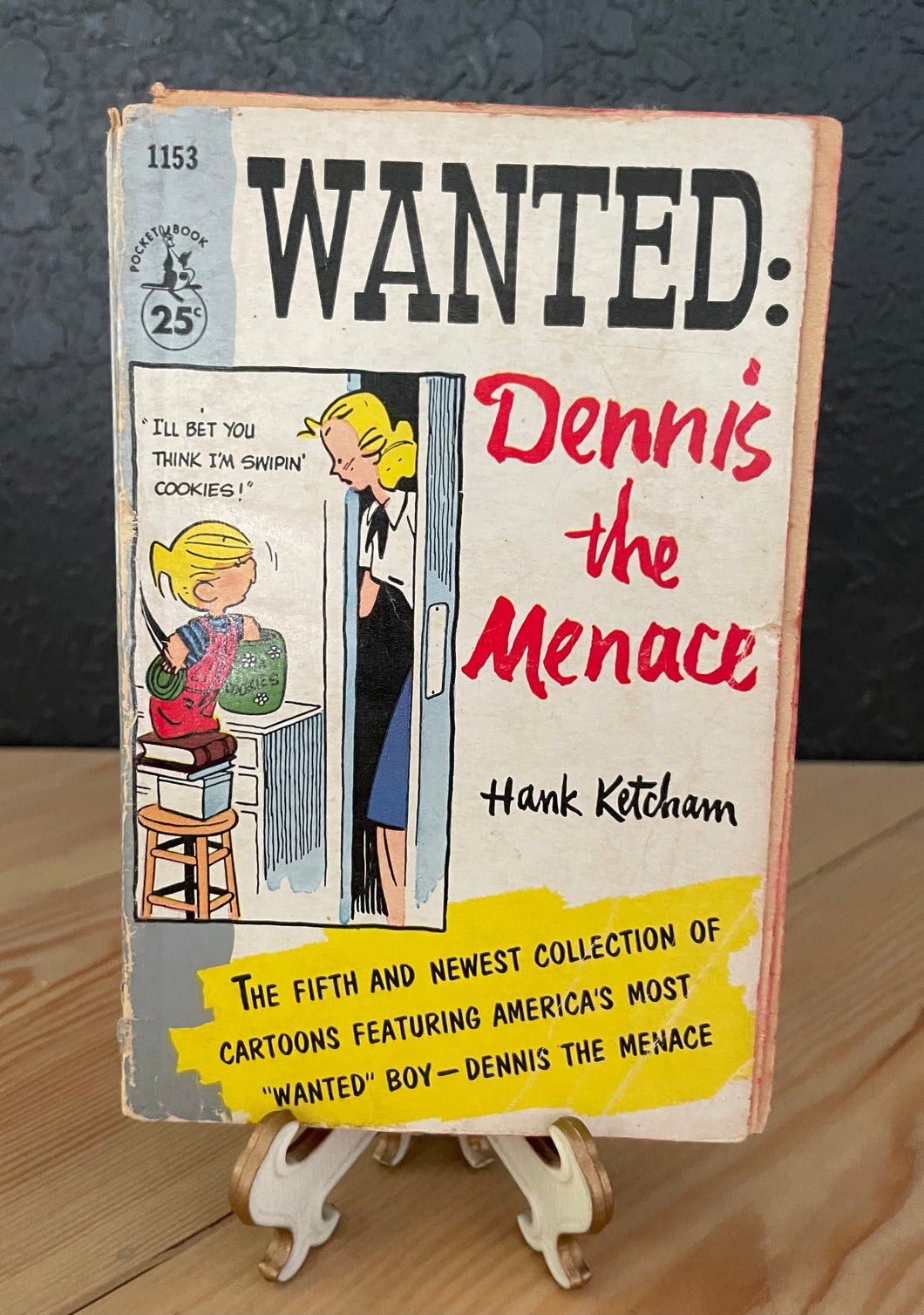 1955 “Wanted: Dennis the Menace” Vintage Paperback Book